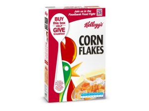 Kellogg's packs announce hunger problem